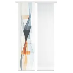 Schmidt Schiebevorhang Luma 2er Set Polyester Terra