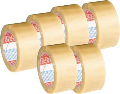 tesa Packband tesapack® 4195, PP-Folie, L 66 m x B 50 mm, transparent, 6 Rollen