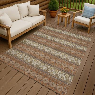 Addison Rugs Machine Washable Indoor/ Outdoor Stripe Sochi Chantille Rug
