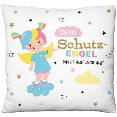 Plüschkissen Motiv Engel