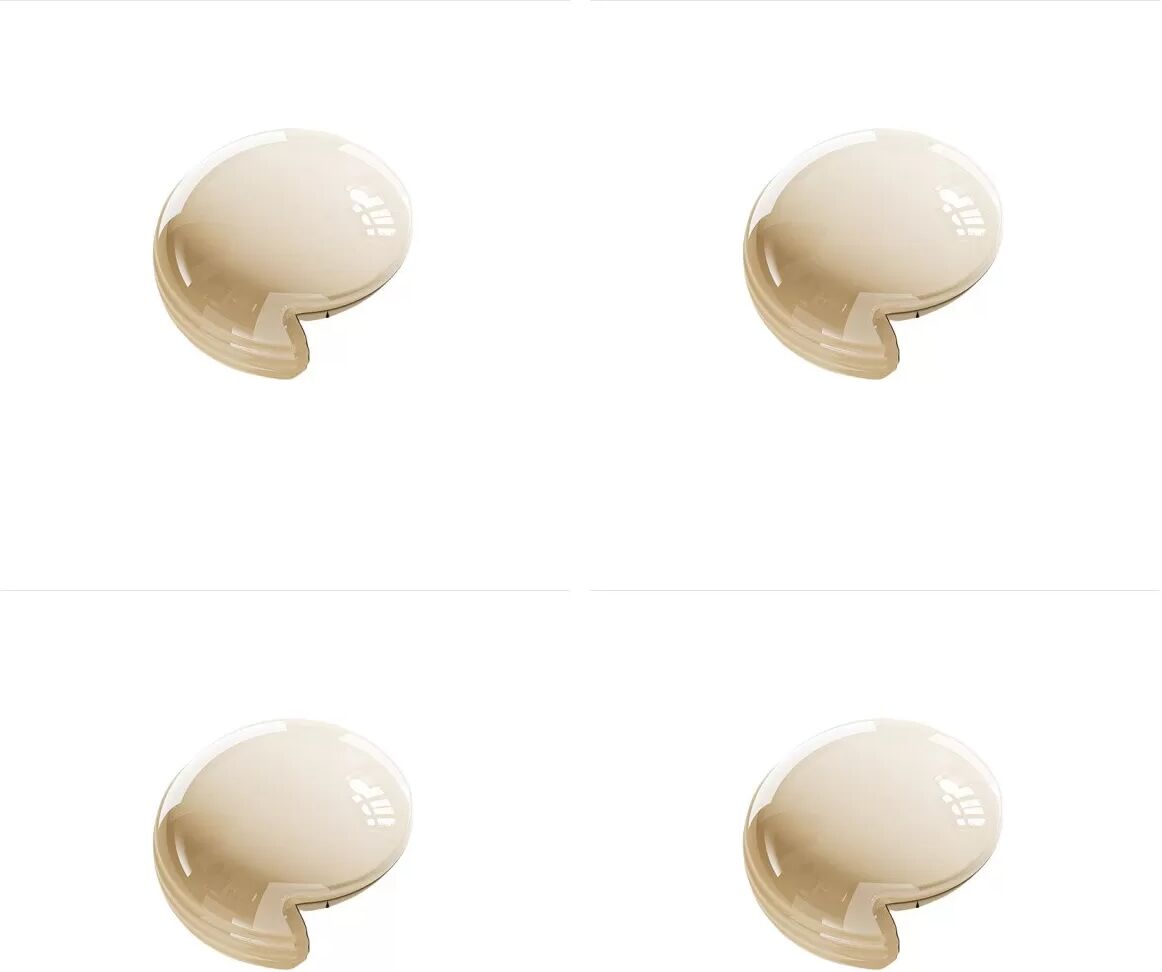 INF Protections d'Angle Beige Design Lotus - Pack de 4 Sécurité