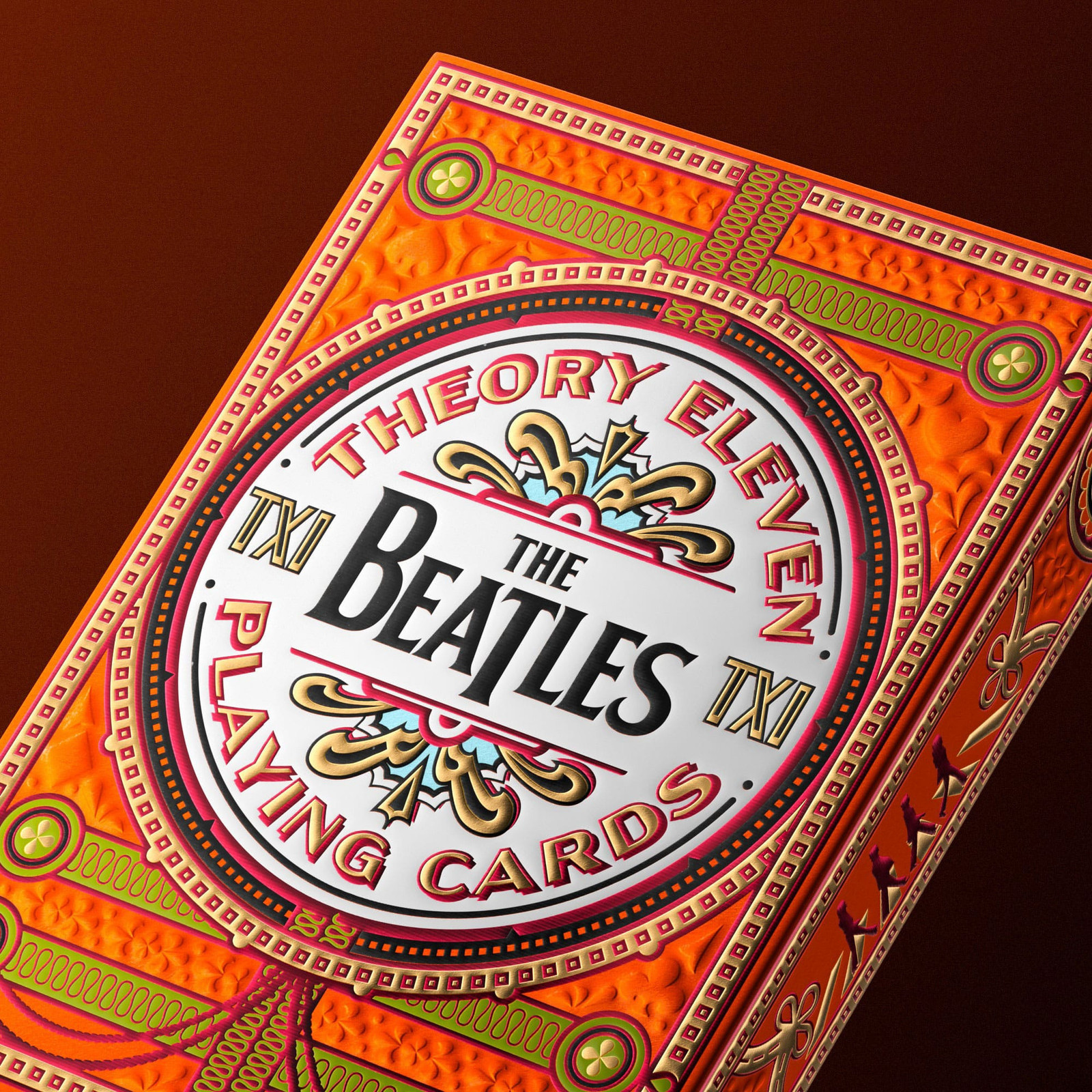Theory 11 The Beatles speelkaarten, oranje versie