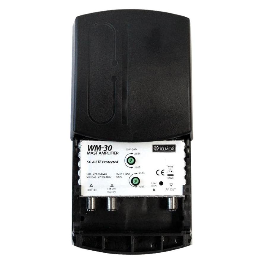 Telkom Telmor Mastverstärker WM-30 FM (DVB-S / -S2, DVB-T / -T2) (ANT0728)
