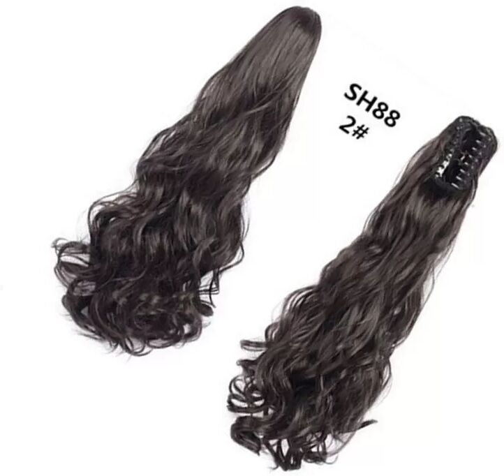 INF Extension de queue de cheval ondulée avec pince - Volume instantané et look glamour Modèle 12