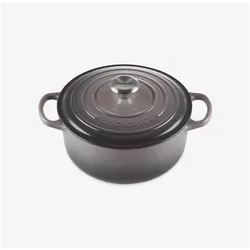 Le Creuset Bräter Signature, Pfanne + Kochtopf, Grau