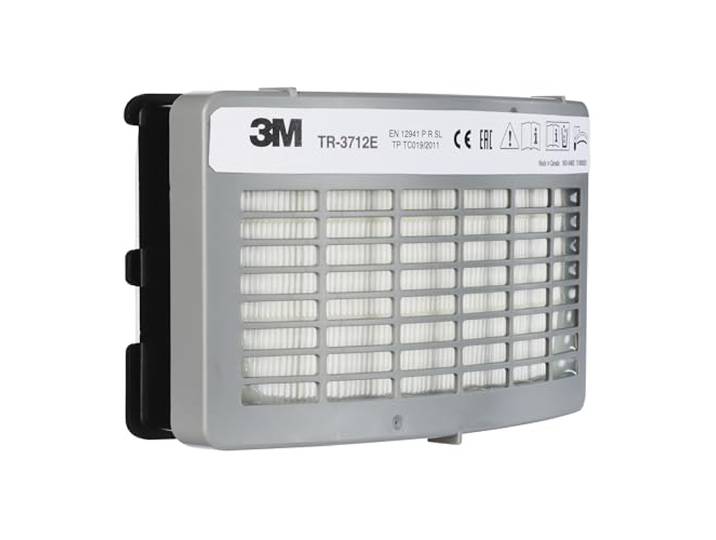 3M Filtre à particules\, TR-3712E\, 1 unité pour appareil respiratoire à ventilation assistée 3M Versaflo