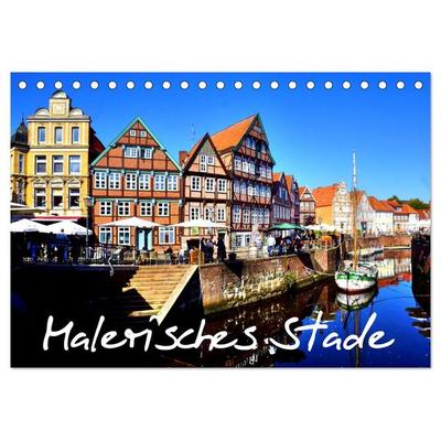 Malerisches Stade (Tischkalender 2027 DIN A5 quer), CALVENDO Monatskalender