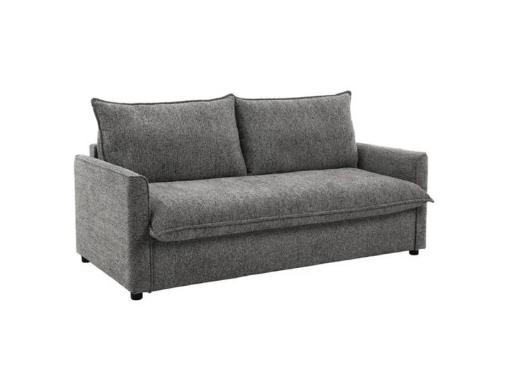 Canapé convertible 3pl système Rapido tissu doux gris – ELLIS Meubletmoi