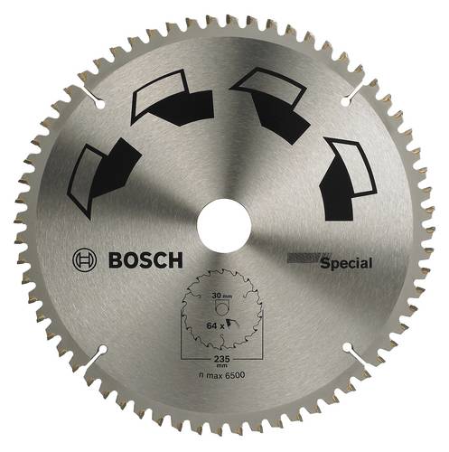 Bosch Accessories Special 2609256895 Hartmetall Kreissägeblatt 235 x 30mm Zähneanzahl: 64 1St.