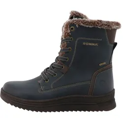Romika Fell-Schnürboots - Damen - Gr. 39 - dunkelblau