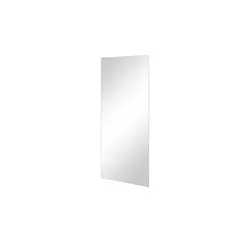 Spiegel 128 x 64 cm Brera , verspiegelt , Glas,Aluminium,Kunststoff , Maße (cm): B: 128 H: 64 T: 3.0