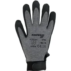 Asatex, Schutzhandschuhe, Handschuhe Grösse 11 grau EN 388 PSA-Kategorie II (11)