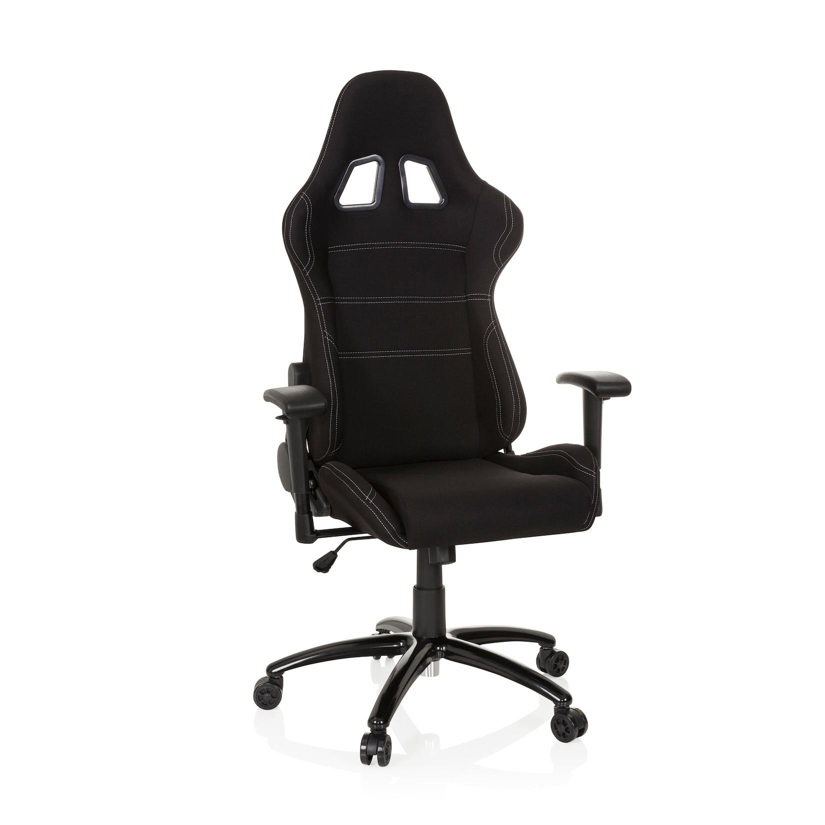 hjh OFFICE Gamingstuhl GAME FORCE Stoff mit Armlehnen (höhenverstellbar)