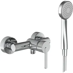 LAUFEN LUA Duschenmischer, Aufputz, mit Zubehör, chrom, H3310810041311