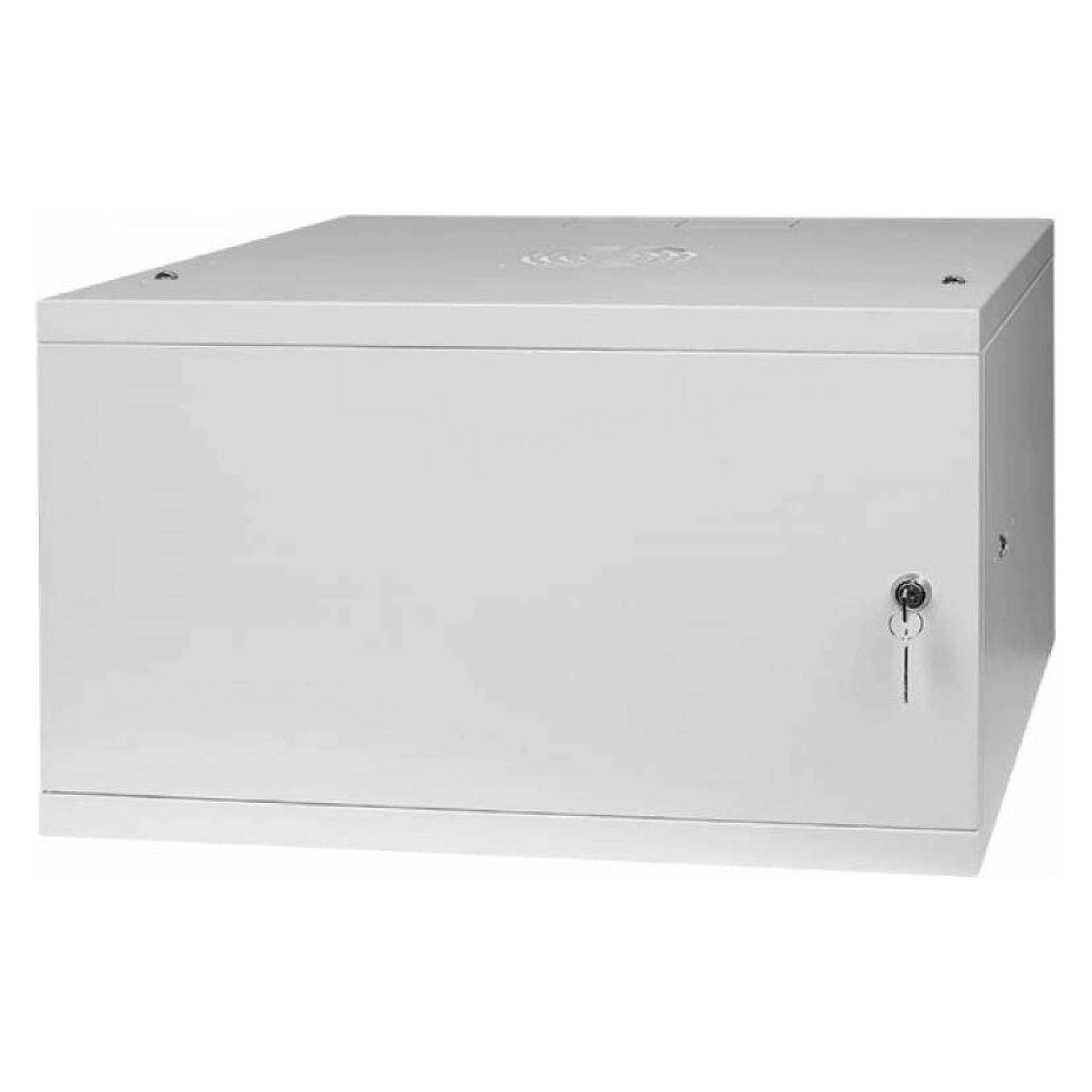 Stalflex Rack Cabinet 19" 6U Full Door Gray RC19-6U-450MG (6 HE, 19 Zoll Rack) (RC19-6U-450MG)