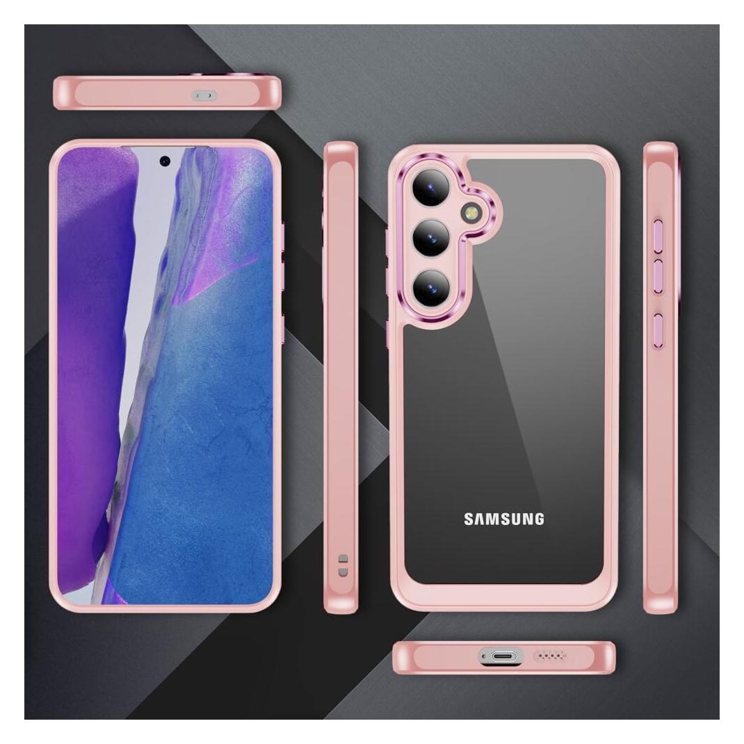 Cover-Discount Hülle mit Kameraschutz rosa (Samsung Galaxy S24+) (660174110F)