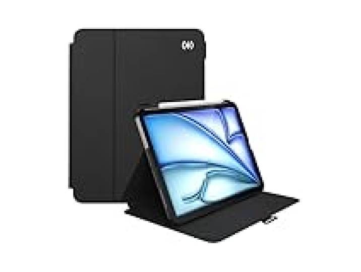 Speck Étui pour iPad Air 11 (2024) – Compatible avec iPad Air (2024/2022/2020, 6e/5e/4e générations) avec Porte-Crayon, Protection Contre Les Chutes et l'appareil Photo, Support Fin Multi-Gamme,