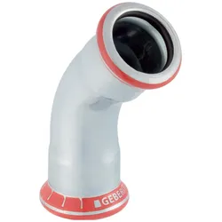 Geberit, Rohrverbindungstechnik, elbow 45 ° C-STAHL 54 mm (23608) buy cheap online (Winkelverbindung)