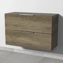 Sanipa Anbauschrank 4balance DG101, Eiche-Nebraska, Maße: 520x800x328 mm