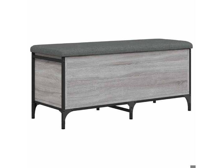 Gris Banc coffre - Banc de rangement - sonoma gris 102x42x45 cm bois d'ingénierie m6998
