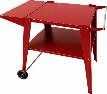 My-Barbecue Carrinho Atlas Maximus 70cm - Vermelho