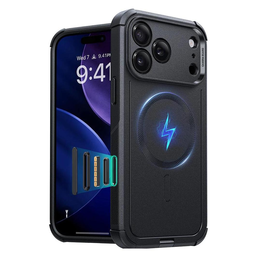 ESR - Cyber Halolock - iPhone 17 Pro Max - Black (Apple iPhone 17 Pro Max) (59432883)