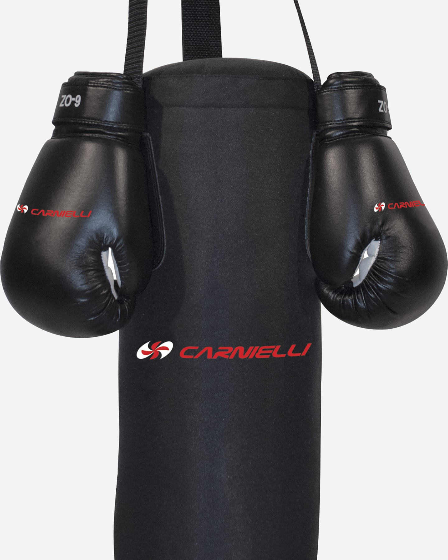 Carnielli Set Sacco Boxe 5 Kg+guanti Jr - Sacco Boxe - Nero UNICA