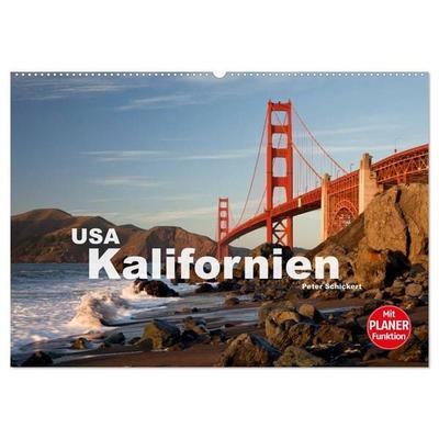 Kalifornien USA (Wandkalender 2027 DIN A2 quer), CALVENDO Monatskalender