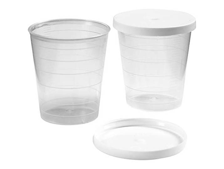 MINI-BECHER MIT DECKEL, 30 ML,