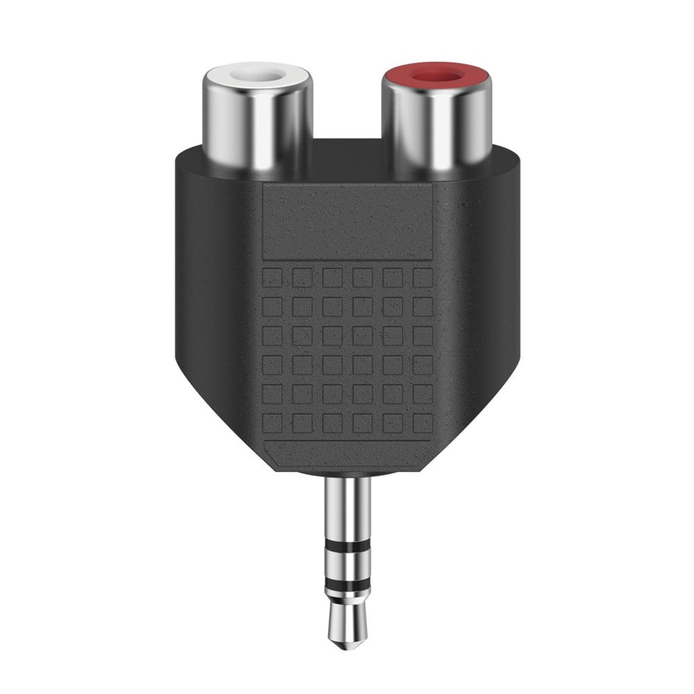 Hama Audio Kabel 3,5 mm naar 2 x RCA, zwart/zilver