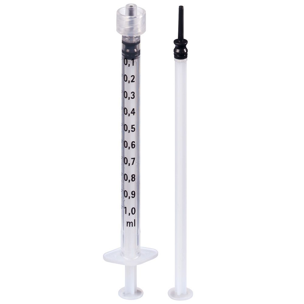 Omnifix F Solo Spr.1 ml Luer-Lock Feindosierung 100 St Spritzen