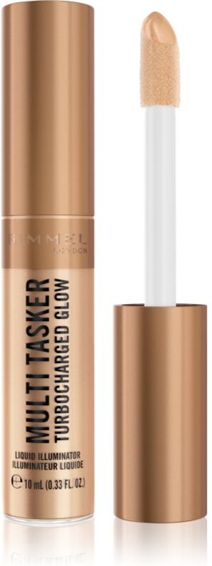 Rimmel Multi-Tasker Turbocharged Glow liquid highlighter shade 008 It's Giving Bronze 10 ml