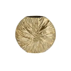 HOME STORY Vase   ¦ gold ¦ Maße (cm): B: 24 H: 21,5 T: 9.5