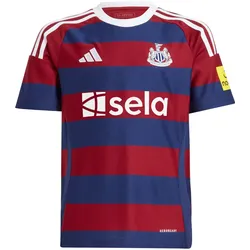 adidas Newcastle United Auswärtstrikot 2024/25 Kinder IW0384 - team coll burgundy 2/night sky/white 128
