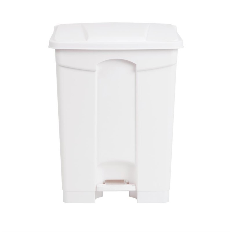 Jantex pedaalemmer voor de keuken, wit, 65 liter