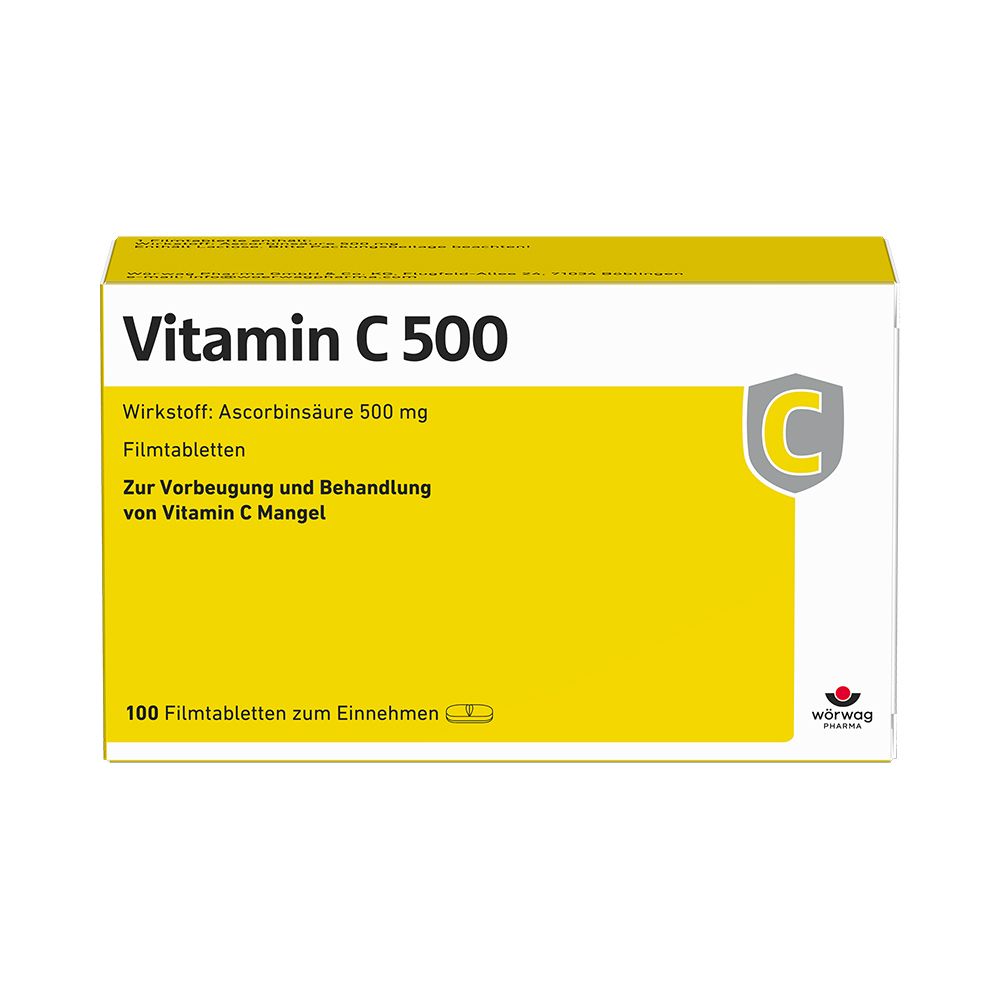 Vitamin C 500 Filmtabletten 100 St