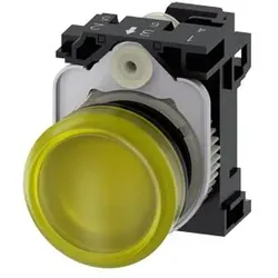 Siemens Dig Industr. Leuchtmelder gelb, Linse, glatt 3SU1102-6AA30-3AA0