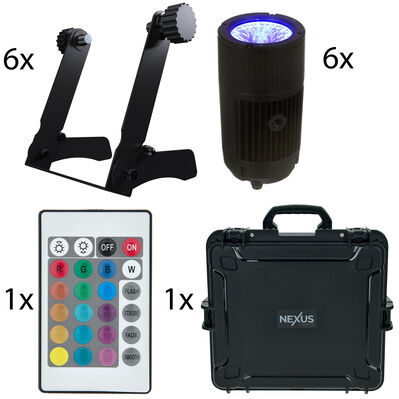 Nexus Lights Uplight Black Bundle Schwarz