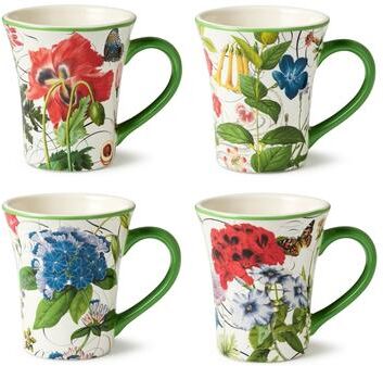 Certified International Greenhouse Mugs 16oz, Set of 4