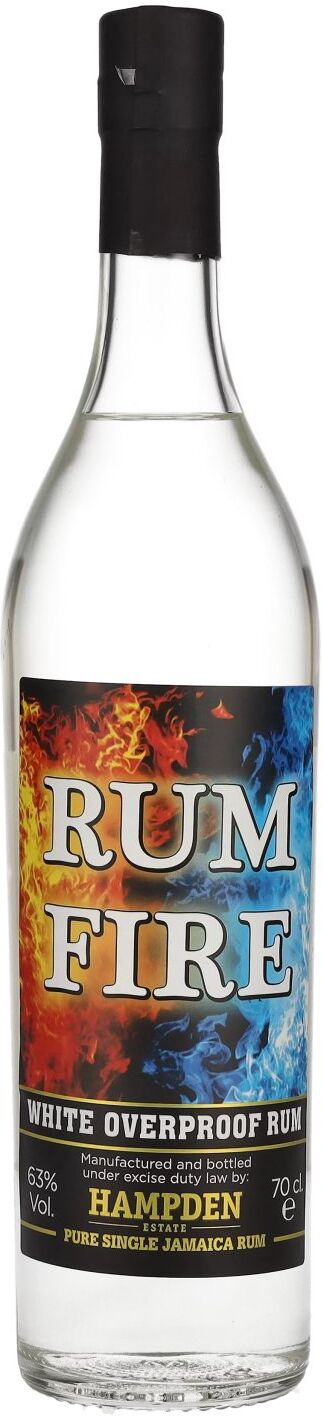 Hampden Estate RUM FIRE White Overproof Rum 63% Vol. 0,7l