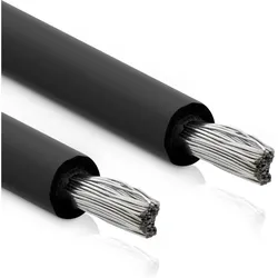 InLine, Zubehör Stromerzeuger,  Solar Installationskabel Meterware H1Z2Z2-K 6mm2 schwarz 100m (Solarkabel)