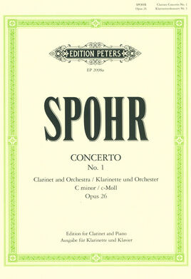 Edition Peters Spohr Konzert für Klarinette