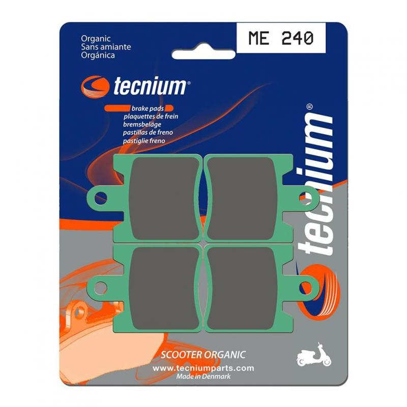 Plaquettes de Frein Tecnium - Organique - ME240