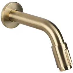 Differnz, Duscharmatur + Badewannenarmatur, Muurkraan - Koud Water - Wastafelkraan - 11 cm - Mat Goud (30.416.04)