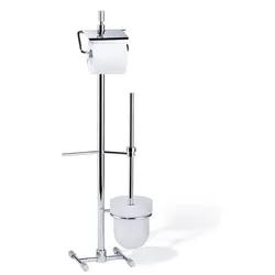 Giese WC Garnitur 1573102 mit Papierhalter, Ersatzrollenhalter und Bürstengarnitur