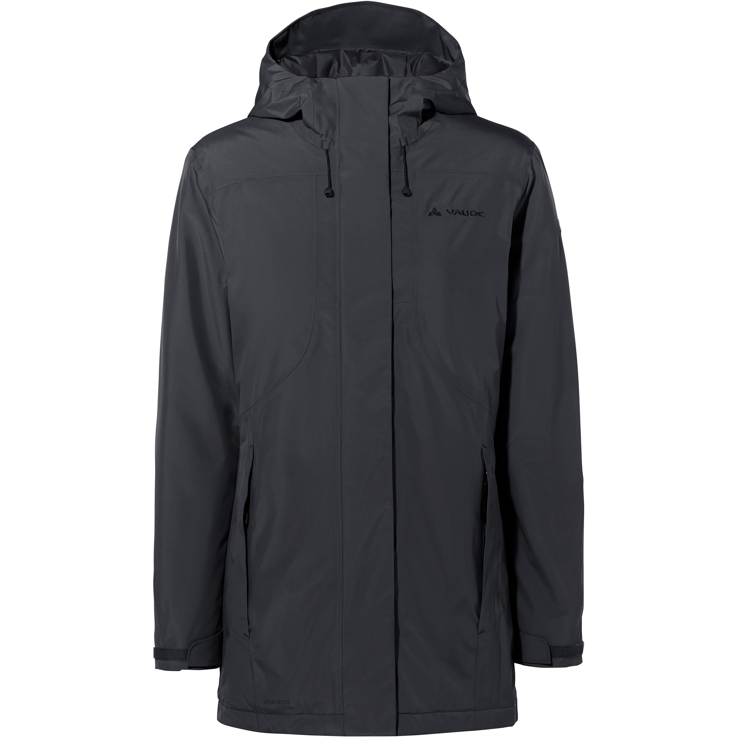Vaude Rosemoor Padded Parka Damen Winterjacke schwarz Größe XXS Lifestyle Winddicht Wasserabweisend