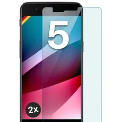 moex Klares Panzerglas für OnePlus 5 – passgenaue 9H Schutzfolie für zuverlässigen Displayschutz – ShockProtect Klar
