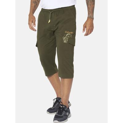 Jogginghose JAN VANDERSTORM "Jogginghose BANDULF", Herren, Gr. XXL, N-Gr, grün (oliv), Obermaterial: 100% Baumwolle CO., Hosen Jogginghose