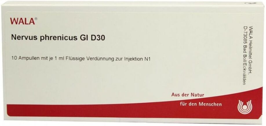 Wala Nervus Phrenicus Gl D30 Ampullen