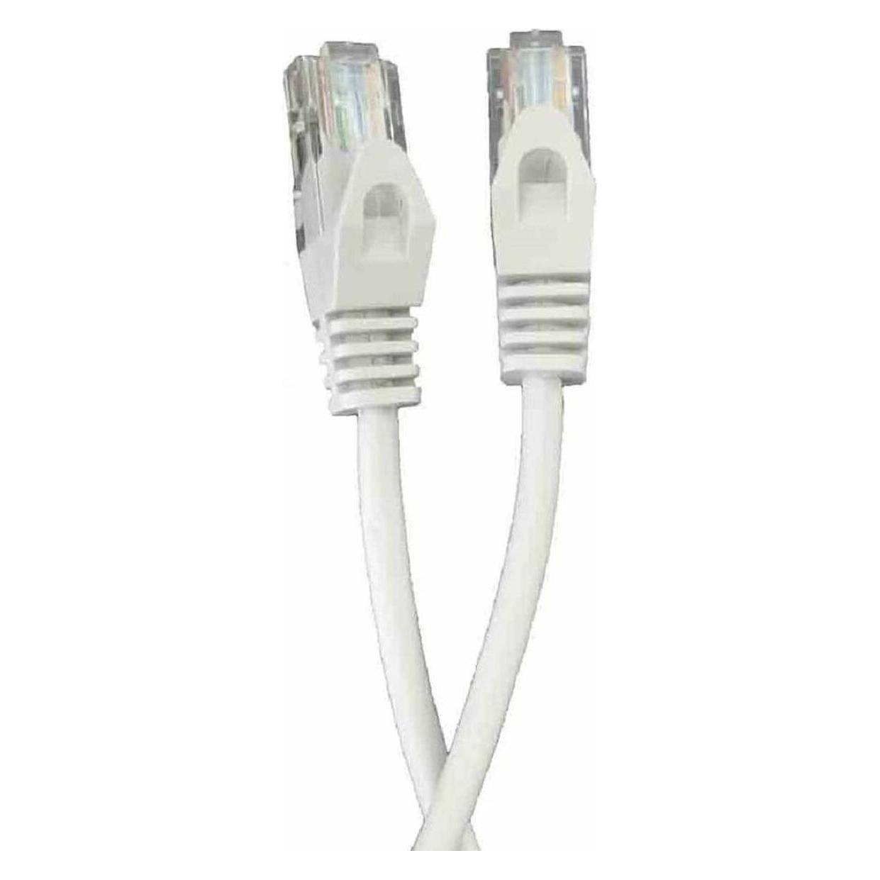 EDM UTP starres Netzwerkkabel der Kategorie 5e 56023 Weiss Grau (UTP, CAT5e, 15 m) (45269505)